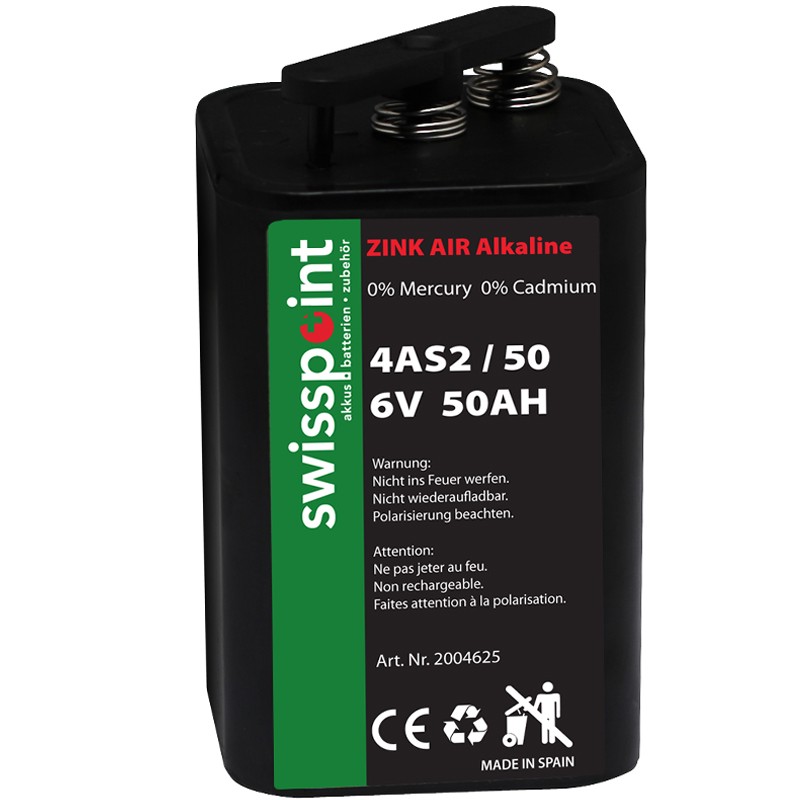 Swiss Point Label - Baulampenbatterie 6V - 50 Ah_10010