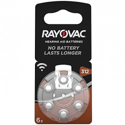 Rayovac Hörgerät Batterien - 312 - Packung à 6 Stk._10018