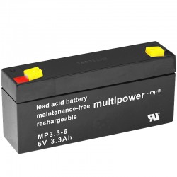 Multipower Standard - MP3.3-6 - 6V - 3.3Ah_10087
