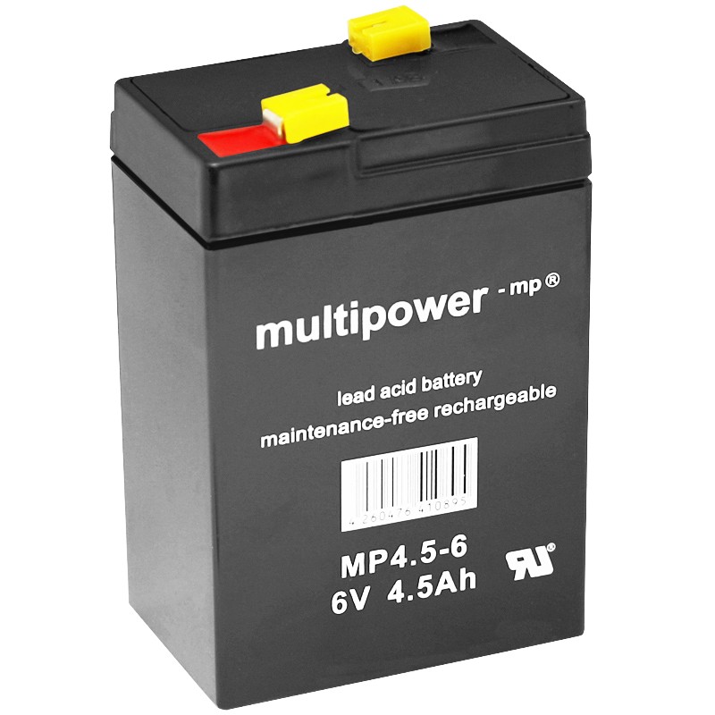 Multipower Standard - MP4.5-6 - 6V - 4.5Ah_10088