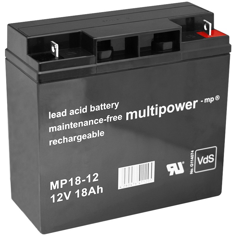 Multipower Standard - MP18-12 - 12V - 18Ah_10095