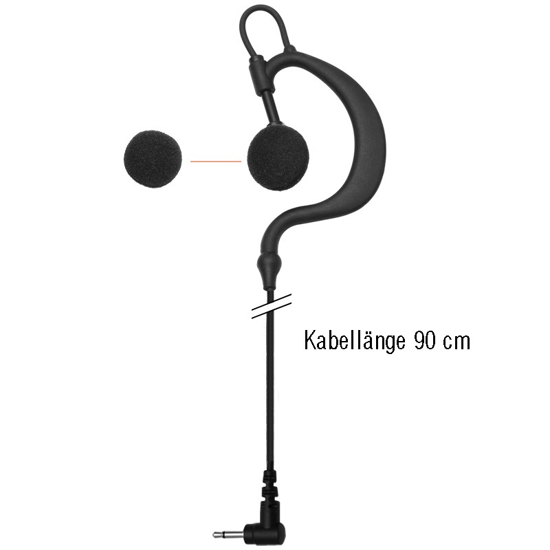 Einfacher Flexi-Ohrhänger - Gerade - 2.5mm - 90cm_10263