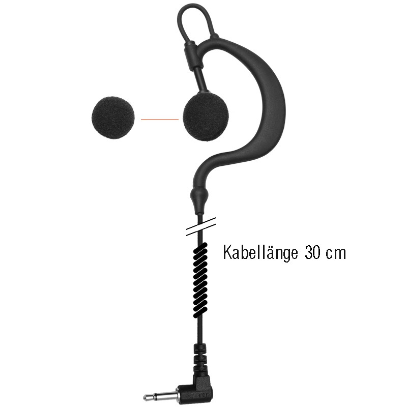 Einfacher Flexi-Ohrhänger - Spiral - 3.5mm - 30cm_10264