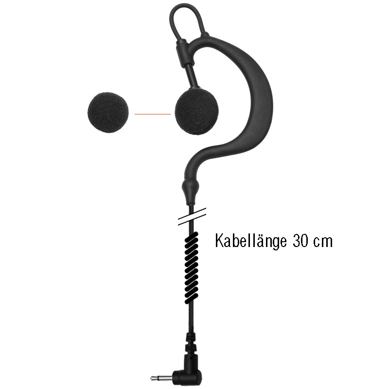 Einfacher Flexi-Ohrhänger - Spiral - 2.5mm - 30cm_10265