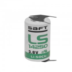 Saft - LS14250-3PF (1/2AA) +2/-1 Pin  (3 Lötpins)_10436