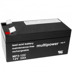 Multipower Zyklisch - MP3-12C - 12V - 3Ah_10479