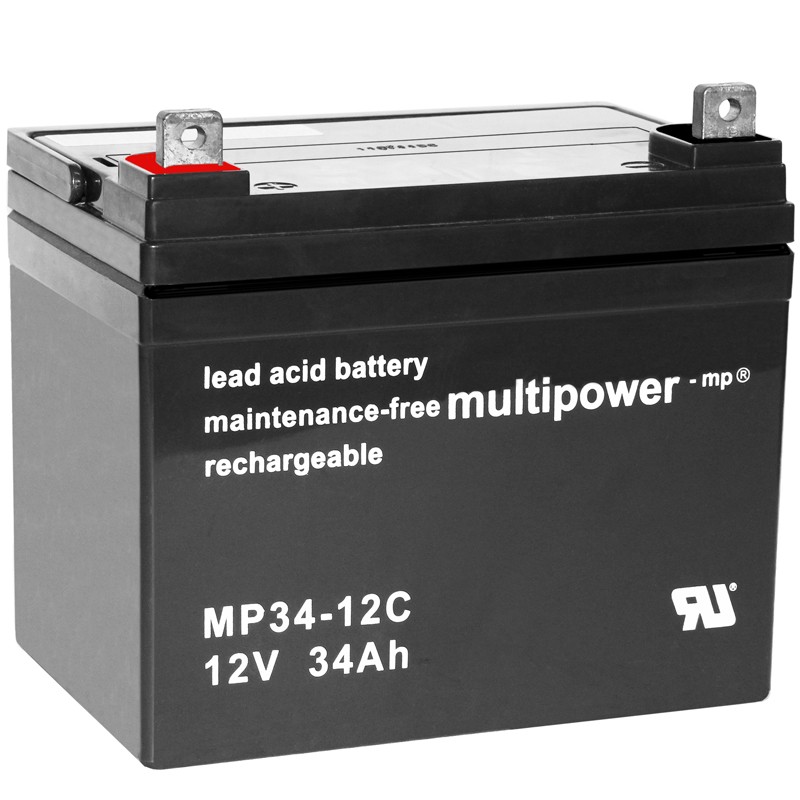 Multipower Zyklisch - MP34-12C - 12V - 34Ah_10488
