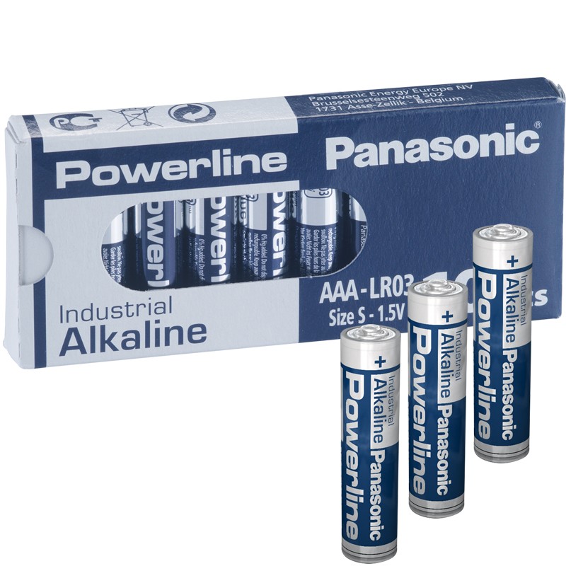 Pile Alcaline Powerline 6LR61 9V PANASONIC