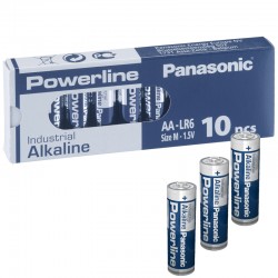 Panasonic Alkaline Powerline Industrial AA - LR6 - Packung à 10 Stk._10586