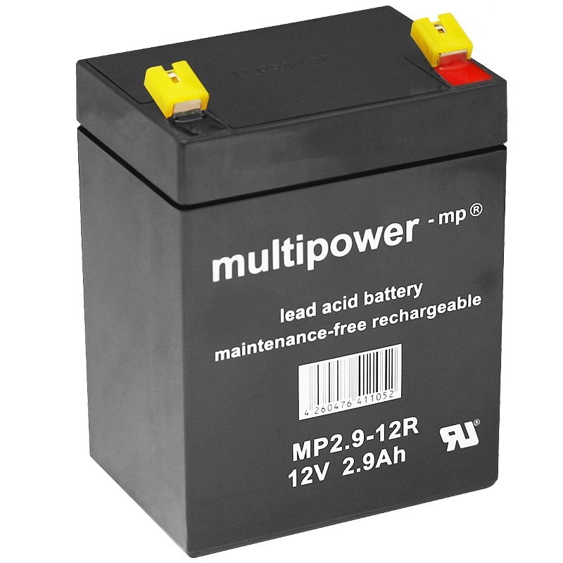 Multipower Standard - MP2.9-12R - 12V - 2.9Ah_11012