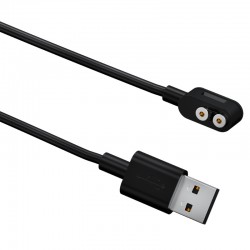 iTechCover® Câble de chargement/chargeur USB pour lampe frontale Aennon LED  rechargeable 7-LR1 Lumière/Noir 1 m