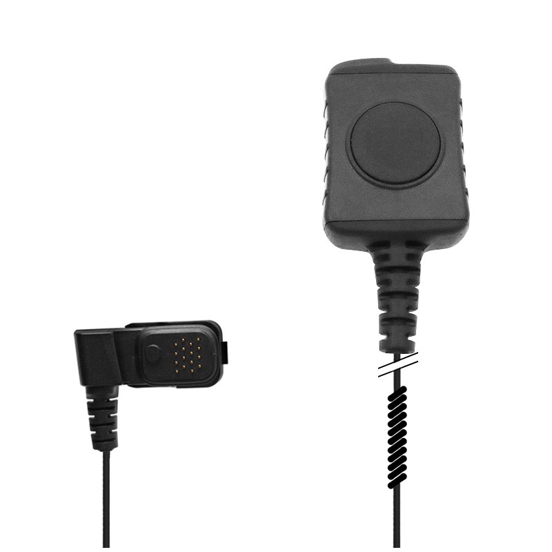 Diskrete Basis Interface Box mit PTT / Mikrofon mit 3.5mm Ohrhörer-Steckerbuchse - verstärkte Kabel Ausführung_12319