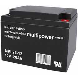 Multipower Long-Life Bleiakku - MPL26-12 - 26Ah_12448