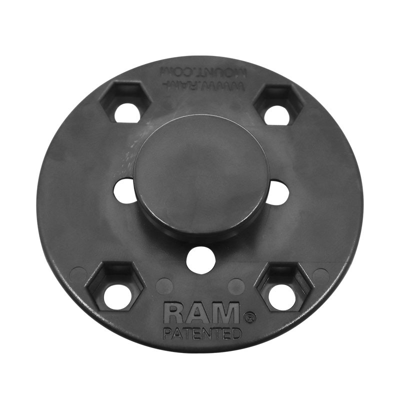 RAM MOUNTS Runde Basisplatte mit Knopf_12558