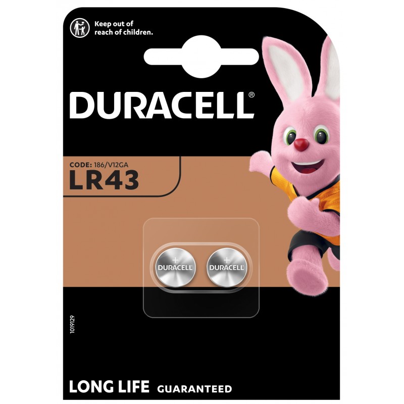 Duracell Knopfzelle - LR43 - Packung à 2 Stk._12638