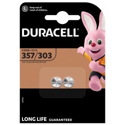 Duracell Knopfzelle - 357/303 - Packung à 2 Stk._12655