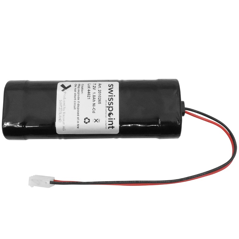 Batteria Lampada Emergenza - 7.2V 1.8Ah Ni-Cd