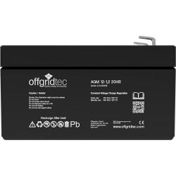 Offgridtec® AGM 1,2Ah 20HR 12V - Solar Batterie Akku - extrem zyklenfest_13006