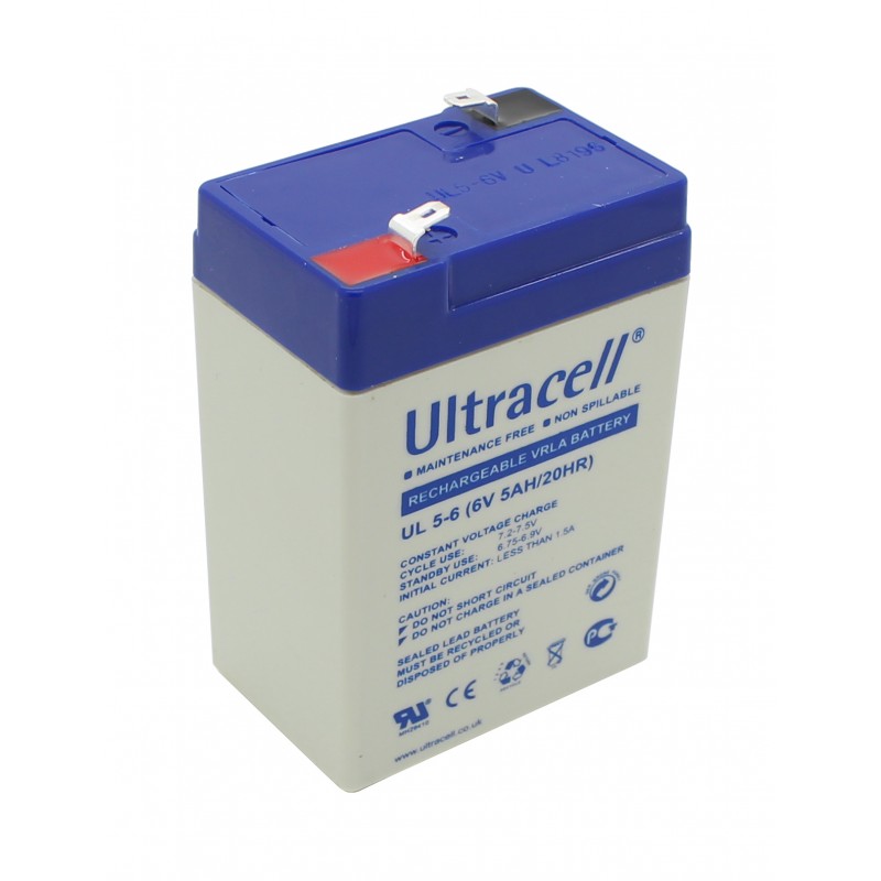 Ultracell Standard Bleiakku - UL5-6 - 6V - 5Ah_13032