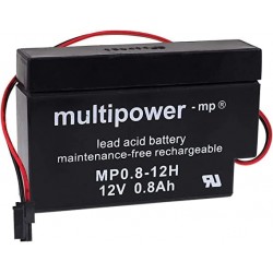 Multipower Standard - MP0.8-12H - 12V - 0.8Ah_13153