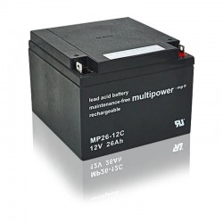 Multipower Zyklisch - MP26-12C - 12V - 26Ah_13154