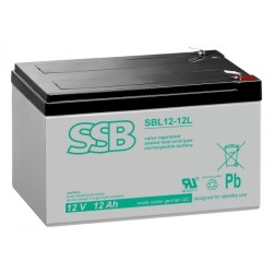 SSB Long Life Bleiakku - SBL 12-12 / 12V 12AH (Faston 6.3mm)_13292
