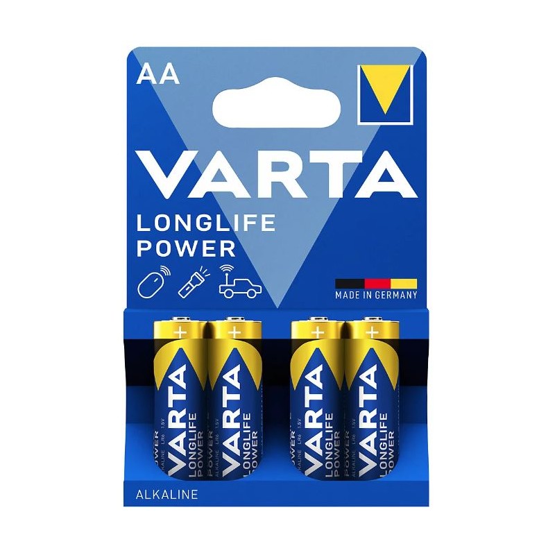 Varta Longlife Power - AA - Packung à 4 Stk._13379