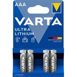 Varta Ultra Lithium - AAA - Packung à 4 Stk._13388