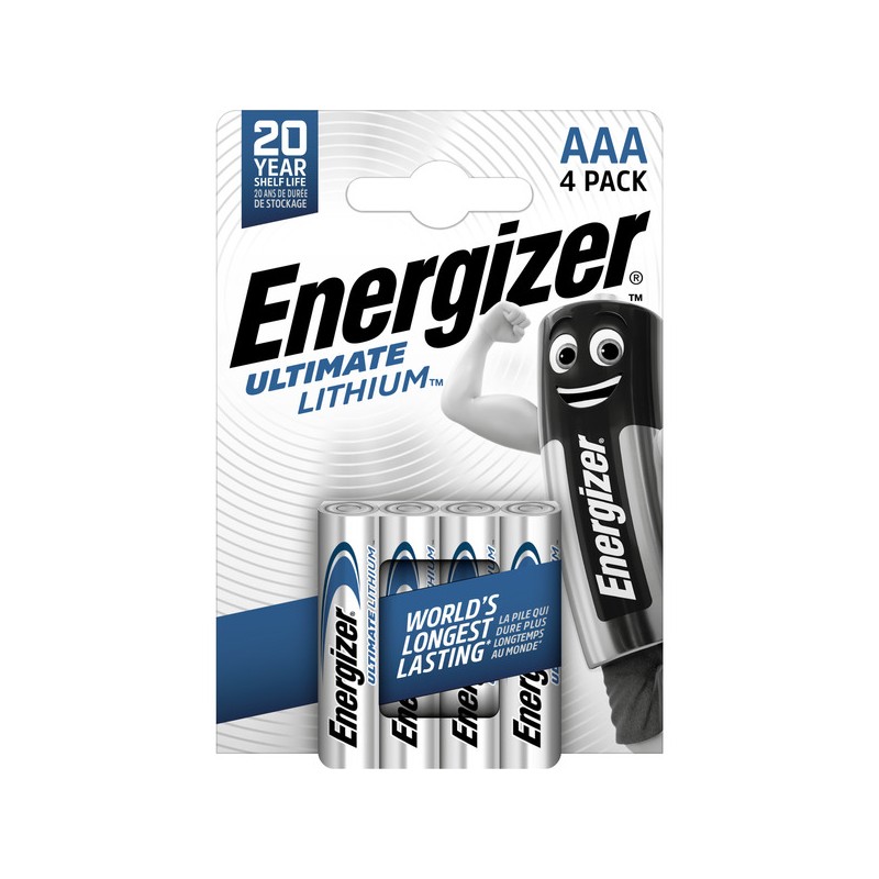 Energizer Ultimate Lithium - AAA - Packung à 4 Stk._13392