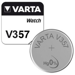 Pile bouton V357 Varta 1.55V