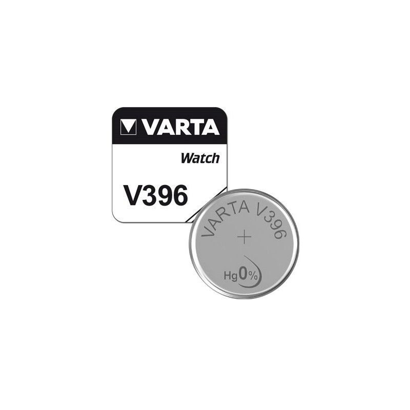 Pile bouton oxyde d'argent Varta 396