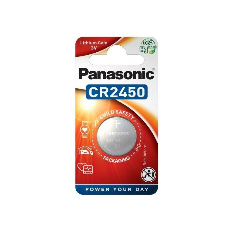 Panasonic Lithium Power - CR2450 - Packung à 1 Stk._13461