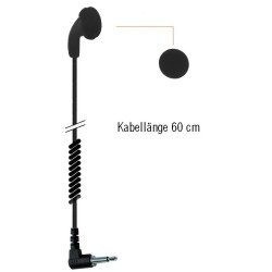 Ohrhörer Walkman-Style - Spiral - 3.5mm - 60cm_13546