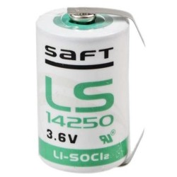 Saft - LS14250-2PF (1/2 AA) +1/-1 Pin (2 Lötpins)_13584