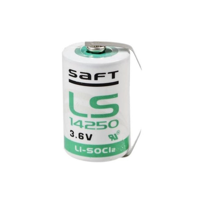 Saft - LS14250-2PF (1/2 AA) +1/-1 Pin (2 Lötpins)_13584
