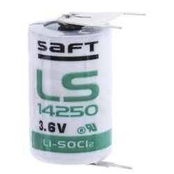 Saft - LS17330-3PF (2/3A) +2/-1 Pin (3 Lötpins)_13596