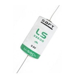 Lithium Thionylchlorid D Batterie, 17Ah mit Lötfahnen-Anschluss, 3.6V