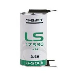 Saft - LS17330-3PF RP (2/3A) +1/-2 Pin (3 Lötpins)_13653