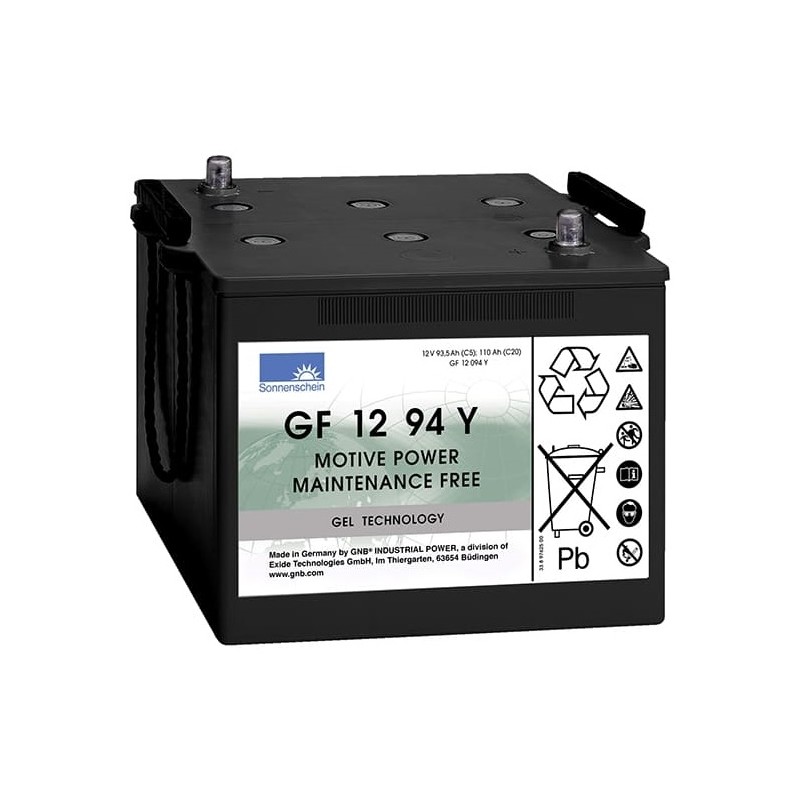 Batterie cyclique GEL 12V 75 Ah - Swiss-Batteries