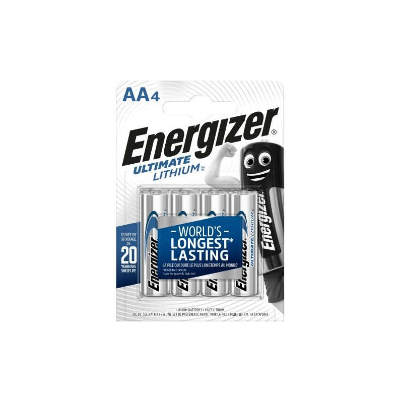Energizer Ultimate Lithium - AA - Packung à 4 Stk._13917