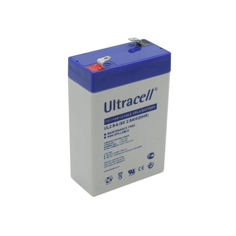 Ultracell Standard Bleiakku - UL2.8-6 - 6V - 2.8Ah_13956