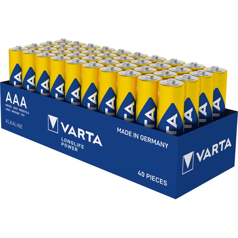 VARTA - Boite de 10 Piles Rechargeable AAA 800mAh Varta