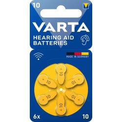 Varta Hörgeräte Batterien - PR70 - 10  - 6er Blister_14443