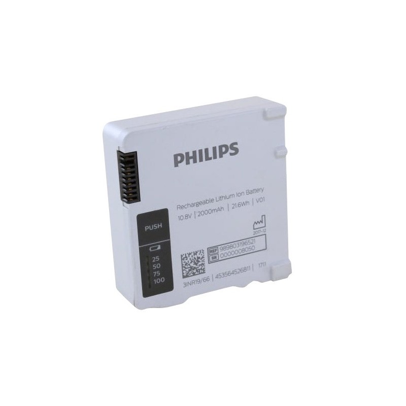 Batterie 10,8V 6Ah pour moniteur Intellivue MP20 Philips (M4605A