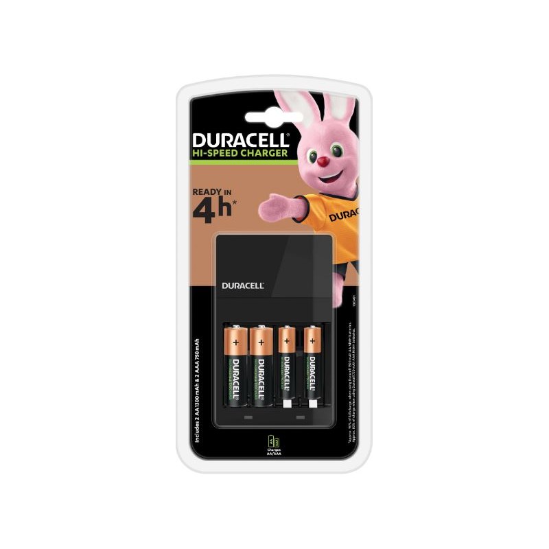 Duracell Ladegerät mit Batterien 2xAA & 2xAAA_14562