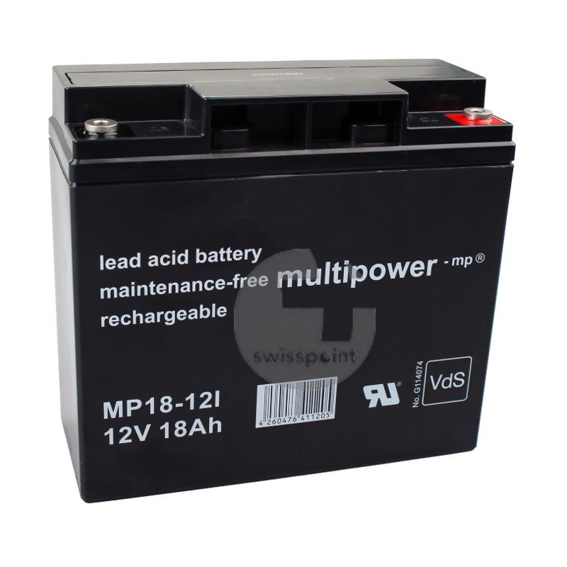 Multipower Standard - MP18-12l - 12V - 18Ah_14572