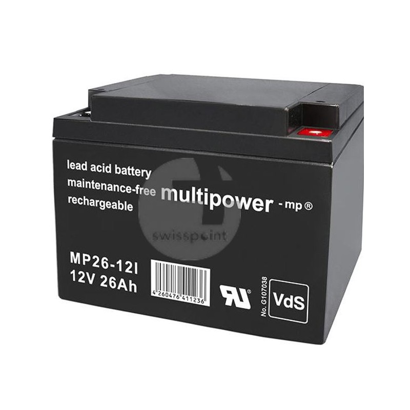 Multipower Standard - MP26-12l - 12V - 26Ah_14574