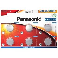 Panasonic Lithium Power - CR2025 - Packung à 6 Stk._14609