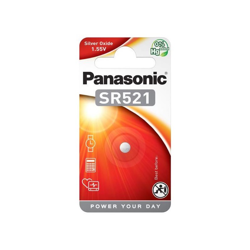 Panasonic Silberoxid/Uhrenbatterie - SR521 - Packung à 1 Stk._14613