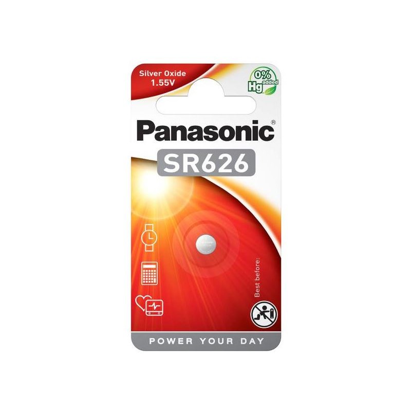 Panasonic Silberoxid/Uhrenbatterie - SR626 - Packung à 1 Stk._14616